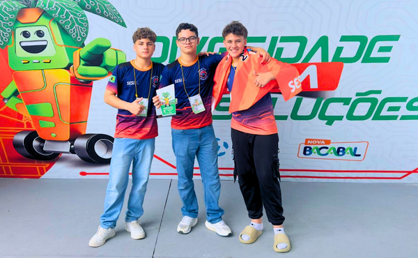 Equipe da Escola SESI garante classificação para o mundial FIRA, no