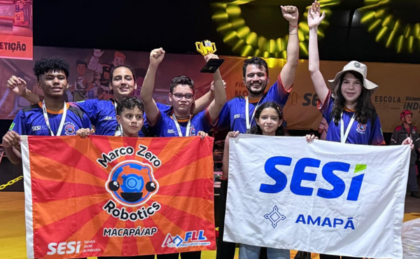 Com arqueologia amapaense como tema, alunos da Escola SESI conquistam